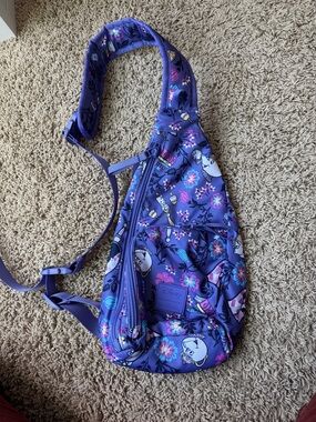 Vera Bradley Disney Purple Floral One-Piece Beauty and the Beast Sling